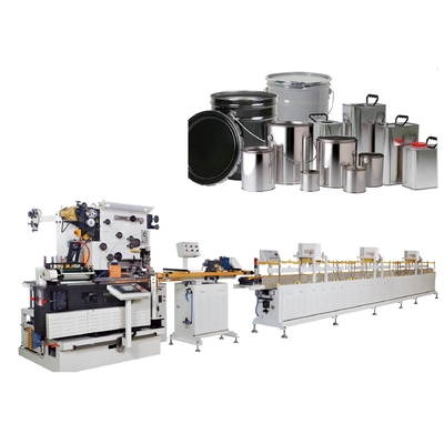 Automatic 5L Tin Can Making Machine 80CPM Output For Rectangular Can