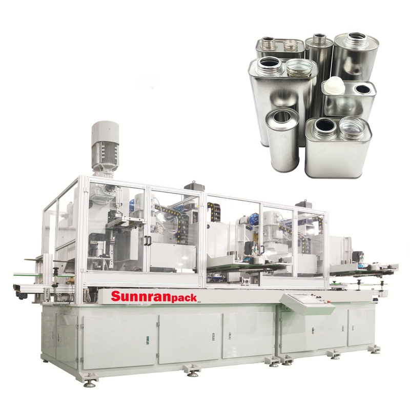 Automatic 5L Tin Can Making Machine 80CPM Output For Rectangular Can