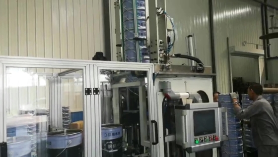 Машина стального ведра palletizing для паковать коническое ведро 10-25L